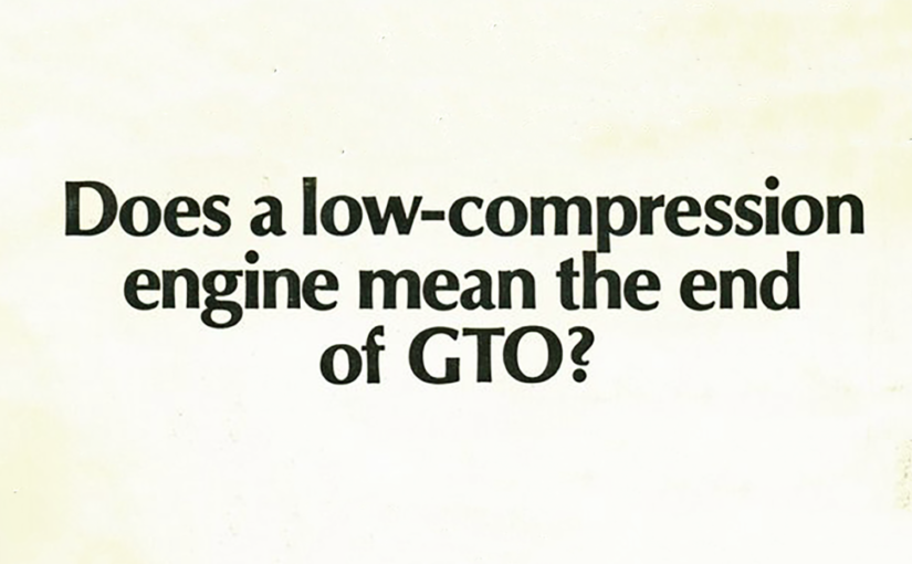 Fave Car Ads: 1971 Pontiac GTO
